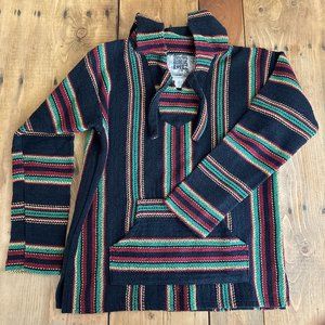 Baja Hoodie Original Senor Lopez Made in Mexico Black L‎